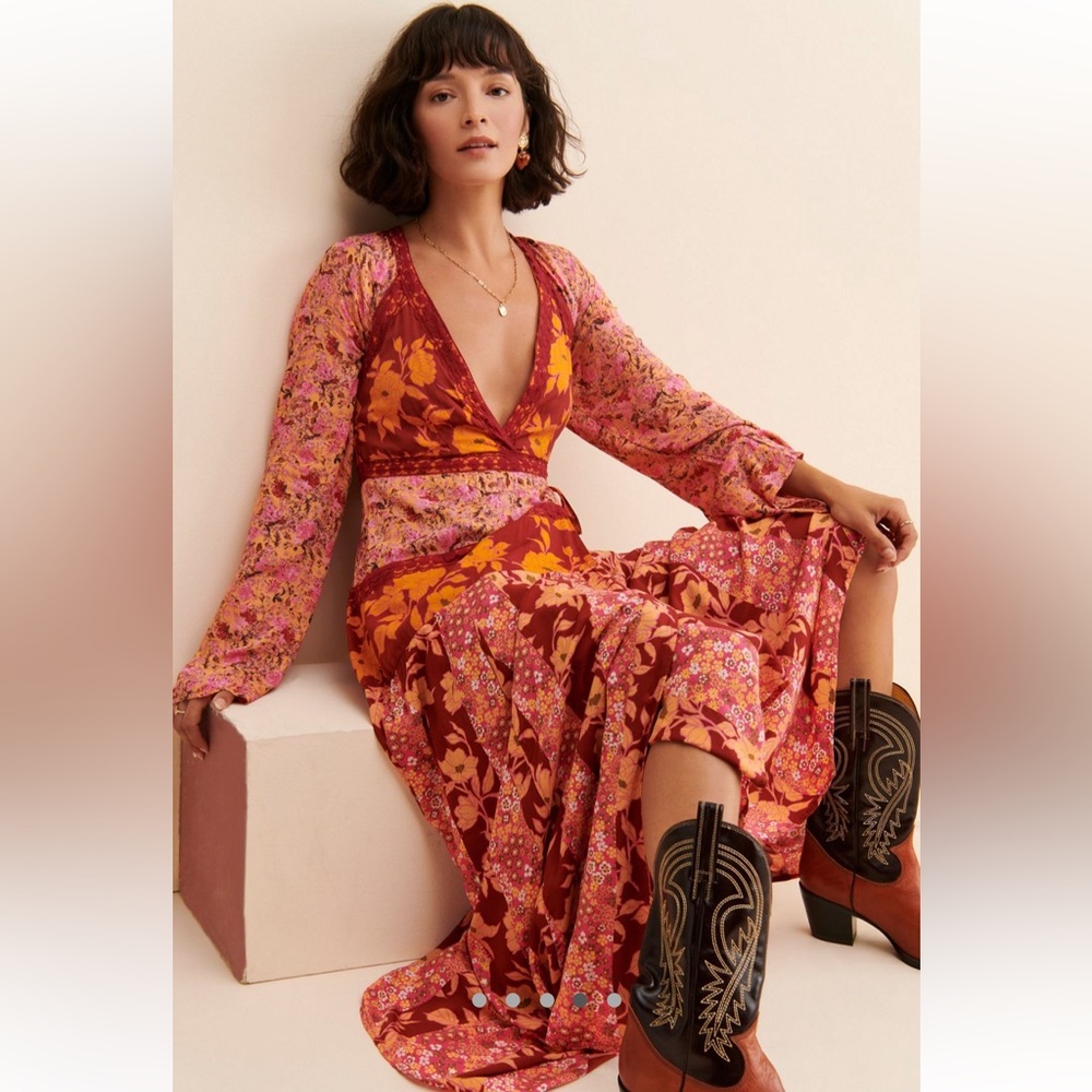 MAKE OFFER! NWT Free People Tilda Wrap Dress